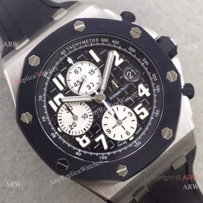 Swiss 3126 Audemars Piguet Watch Royal Oak Offshore Black Rubber Band